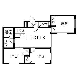 北海道札幌市中央区南九条西１５丁目(賃貸マンション3LDK・1階・67.93㎡)の写真 その2