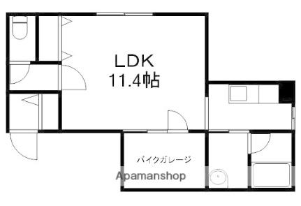 北海道札幌市西区発寒三条３丁目(賃貸マンション1K・3階・35.43㎡)の写真 その2