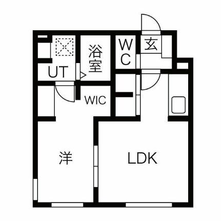 仮）Ｒーｆｉｎｏ北8条 304｜北海道札幌市中央区北八条西２０丁目(賃貸マンション1LDK・3階・35.37㎡)の写真 その2