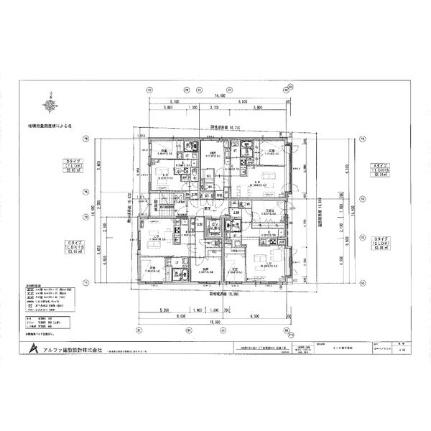 仮）アルファスクエア南4西15 503｜北海道札幌市中央区南四条西１５丁目(賃貸マンション2LDK・5階・53.41㎡)の写真 その3