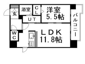 グランヴィア大通 702 ｜ 北海道札幌市中央区北一条西２１丁目（賃貸マンション1LDK・7階・40.30㎡） その2