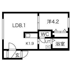 ＬＩＦＥ　（ライフ） 403｜北海道札幌市豊平区美園九条２丁目(賃貸マンション1LDK・4階・31.57㎡)の写真 その2