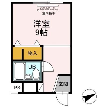 北海道札幌市白石区南郷通１丁目南（賃貸マンション1R・1階・20.01㎡） その2