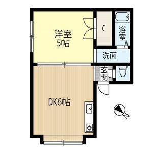 5．ミカエルマンション 12｜北海道札幌市白石区本郷通１１丁目北(賃貸アパート1DK・2階・24.27㎡)の写真 その2