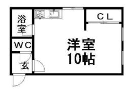 菊水駅 3.4万円