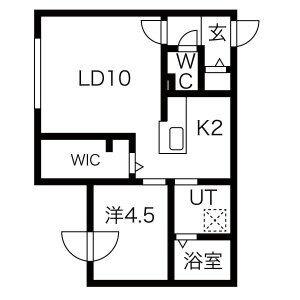 Ｂｅｌｌａｇｉｏ　ｔｓｕｋｉｓａｍｕ 403｜北海道札幌市豊平区月寒西二条６丁目(賃貸マンション1LDK・4階・40.85㎡)の写真 その2