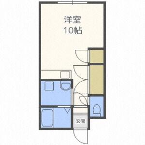 アイホーム銭函 207｜北海道小樽市銭函２丁目(賃貸マンション1R・2階・25.92㎡)の写真 その2