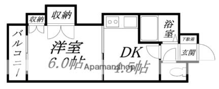 エンドレス高松 302｜北海道函館市高松町(賃貸マンション1DK・3階・24.79㎡)の写真 その2