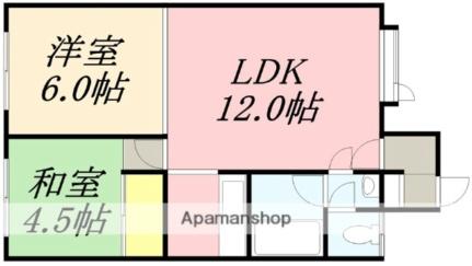 ハマナスハイツ 102｜北海道北斗市七重浜８丁目(賃貸アパート2LDK・1階・48.55㎡)の写真 その2