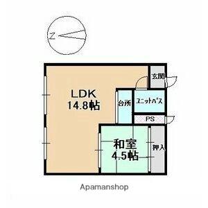 ロジェ札幌25 1106｜北海道札幌市中央区南二条西５丁目(賃貸マンション1LDK・11階・36.42㎡)の写真 その2