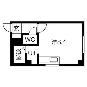 マンションむらかみI 302｜北海道札幌市西区宮の沢一条５丁目(賃貸マンション1R・3階・21.96㎡)の写真 その2