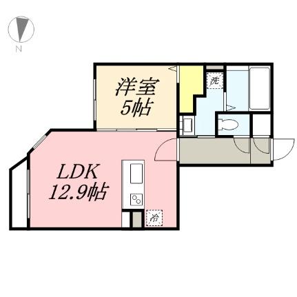 アールズ・コート 303｜北海道札幌市中央区南二十二条西６丁目(賃貸マンション1LDK・3階・42.41㎡)の写真 その2