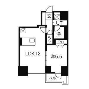 マストライフ南4条 905｜北海道札幌市中央区南四条東４丁目(賃貸マンション1LDK・9階・40.03㎡)の写真 その2