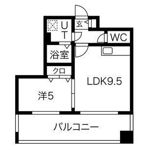 ラフレ28 503｜北海道札幌市中央区北五条西２８丁目(賃貸マンション1LDK・5階・34.94㎡)の写真 その2