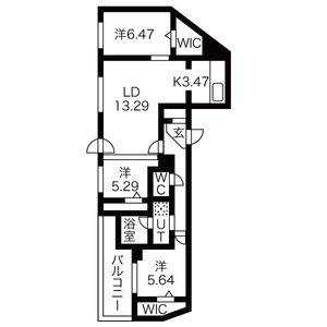 ＭＩＹＡＮＯＭＯＲＩーＣＩＴＹ．ＳＴＥＬＬＡ 301｜北海道札幌市中央区宮の森二条１１丁目(賃貸マンション3LDK・3階・79.14㎡)の写真 その2