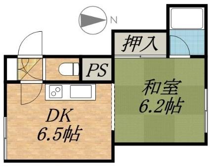 インペリアル23 103｜北海道札幌市中央区南二十三条西１１丁目(賃貸アパート1DK・1階・27.40㎡)の写真 その2