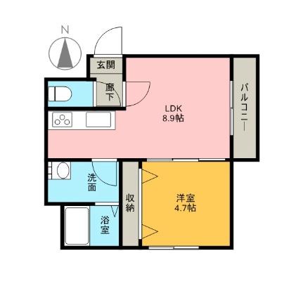 カハラコートファースト 802｜北海道札幌市中央区南六条西１３丁目(賃貸マンション1LDK・8階・34.20㎡)の写真 その2