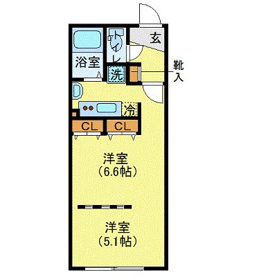 ＭＯＤＵＬＯＲ中島公園2ｎｄ 305｜北海道札幌市中央区南十条西６丁目(賃貸マンション1LDK・3階・32.87㎡)の写真 その2