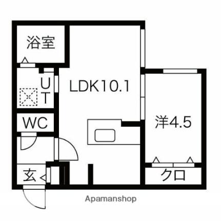 ブランシャール医大前　掲載ＮＧ（ＳＵＵＭＯ・アットホーム） 302｜北海道札幌市中央区南四条西１３丁目(賃貸マンション1LDK・3階・34.38㎡)の写真 その2