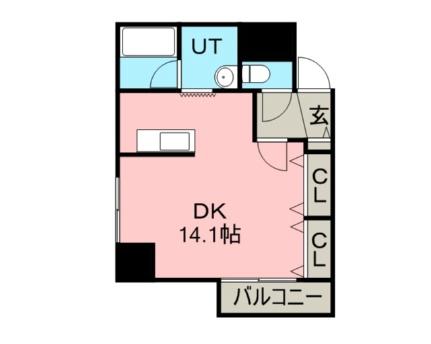 ピアチェーレ 603｜北海道札幌市北区北二十二条西６丁目(賃貸マンション1R・6階・32.81㎡)の写真 その2