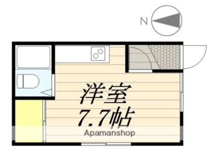 コーポ曙 205｜北海道札幌市手稲区曙五条１丁目(賃貸アパート1R・2階・17.82㎡)の写真 その2