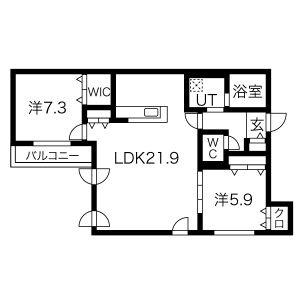 Ｃｅｌｅｓｔｉａ 301 ｜ 北海道札幌市中央区南六条東２丁目（賃貸マンション2LDK・3階・77.58㎡） その2