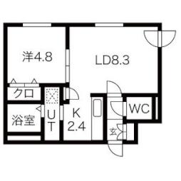 新道東駅 4.9万円