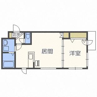 モルティーニ麻生 203｜北海道札幌市北区麻生町１丁目(賃貸マンション1LDK・3階・40.56㎡)の写真 その2