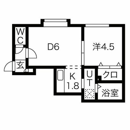 モンクール 201｜北海道札幌市西区発寒四条４丁目(賃貸アパート1DK・3階・29.19㎡)の写真 その2