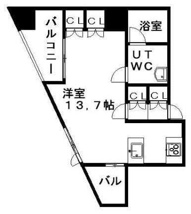 ＩＮＦＩＮＩＴＹ22 805｜北海道札幌市中央区大通西２２丁目(賃貸マンション1K・8階・37.11㎡)の写真 その2
