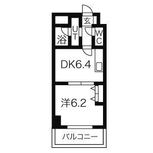 ターフサイド桑園 402｜北海道札幌市中央区北十二条西１６丁目(賃貸マンション1DK・4階・30.00㎡)の写真 その2