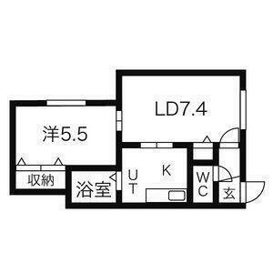 ゼスティ医大前 110｜北海道札幌市中央区南四条西１６丁目(賃貸マンション1LDK・1階・34.99㎡)の写真 その2