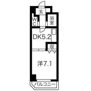 南6条発成（タッセイ）ビル 201｜北海道札幌市中央区南六条西１２丁目(賃貸マンション1DK・2階・27.86㎡)の写真 その2