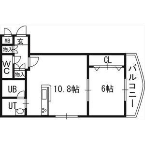 ＭＳＰ　Ｖｏｌ．V 303｜北海道札幌市中央区北三条西２２丁目(賃貸マンション1DK・3階・38.00㎡)の写真 その2