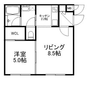 Ｐｉｎｅ　ｈｉｌｌｓ円山 101｜北海道札幌市中央区南六条西２３丁目(賃貸マンション1LDK・1階・36.18㎡)の写真 その2