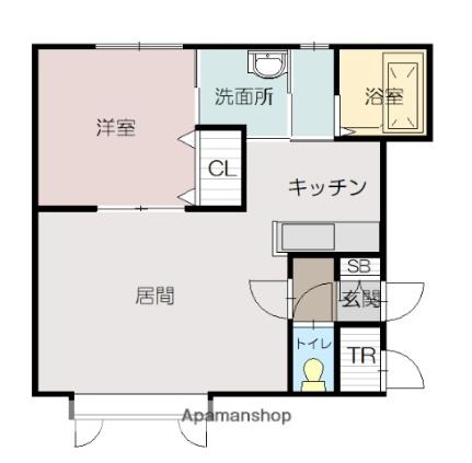 北海道旭川市川端町四条５丁目(賃貸アパート1LDK・2階・47.49㎡)の写真 その2