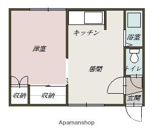 ラルフローレンＡ ｜北海道旭川市川端町四条９丁目(賃貸アパート1DK・2階・28.35㎡)の写真 その2