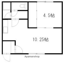 コーポ123 B ｜ 北海道旭川市永山一条２３丁目（賃貸アパート1LDK・1階・33.82㎡） その2