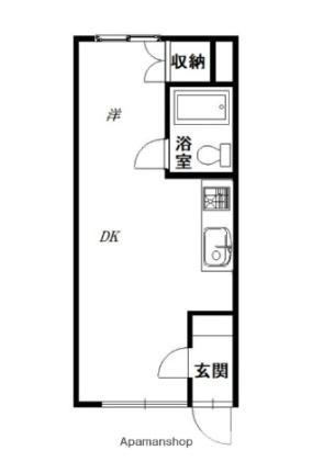 ＫＳ2・2　Ｂ棟 ｜北海道旭川市旭神二条２丁目(賃貸アパート1DK・2階・19.84㎡)の写真 その2