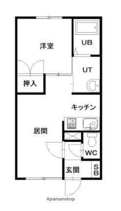 リラコートＡ 201｜北海道旭川市豊岡三条２丁目(賃貸アパート1LDK・2階・34.42㎡)の写真 その2