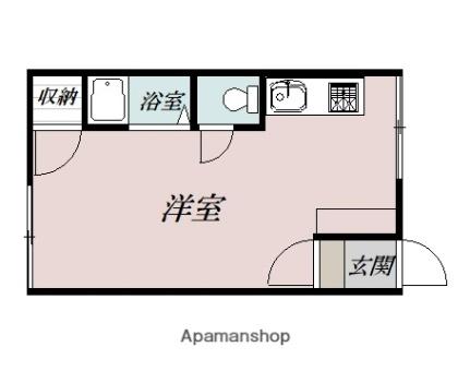 緑町コーポ 105｜北海道滝川市緑町３丁目(賃貸アパート1R・1階・18.37㎡)の写真 その2