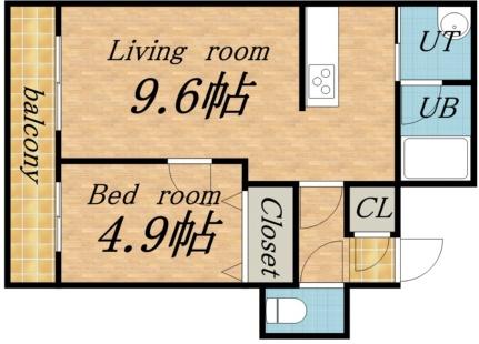 ノースコートｇｏｏｄｙ 501｜北海道札幌市北区北二十条西６丁目(賃貸マンション1LDK・5階・38.35㎡)の写真 その2