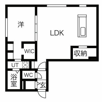 仮）Ｒーｆｉｎｏ北8条 209｜北海道札幌市中央区北八条西２０丁目(賃貸マンション1LDK・2階・47.36㎡)の写真 その2