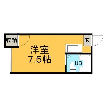 グレースＭＳ 202｜北海道札幌市北区北二十三条西６丁目(賃貸アパート1R・2階・16.25㎡)の写真 その2