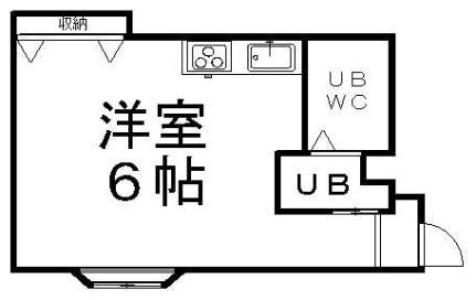 ベルビィコート本通16 101｜北海道札幌市白石区本通１６丁目南(賃貸マンション1R・1階・20.40㎡)の写真 その2