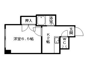 コスモス菊水 01103｜北海道札幌市白石区菊水一条１丁目(賃貸マンション1K・11階・20.12㎡)の写真 その2