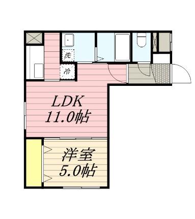 ヴィンテージ 302｜北海道札幌市豊平区福住一条２丁目(賃貸マンション1LDK・3階・34.23㎡)の写真 その2