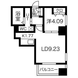 ＲＥＧＡＬＯ菊水二条 301｜北海道札幌市白石区菊水二条１丁目(賃貸マンション1LDK・3階・34.81㎡)の写真 その2