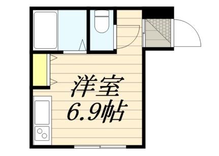 ロングパーク 402｜北海道札幌市豊平区豊平四条１１丁目(賃貸マンション1R・4階・15.13㎡)の写真 その2