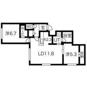 コローレ月寒東 505｜北海道札幌市豊平区月寒東一条５丁目(賃貸マンション2LDK・5階・59.03㎡)の写真 その2